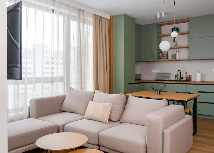 아파트 Spacious 2br - Modern Design